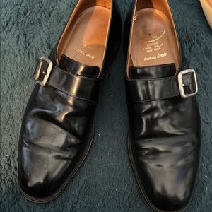 Black Leather Men's Shoes